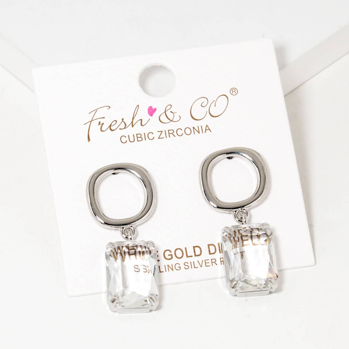 Elegant Crystal Drop Earrings