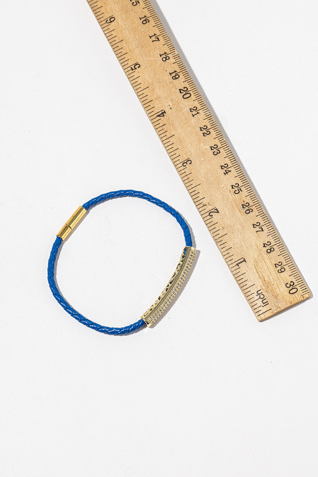 B4843 braided cord bracelet — B4843-SIZE