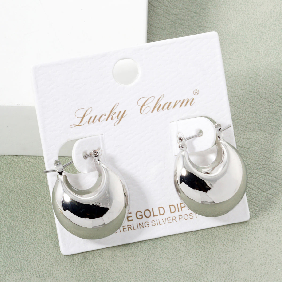 BE344 Rounded Dome Hoop Earrings - BE344-R.JPG