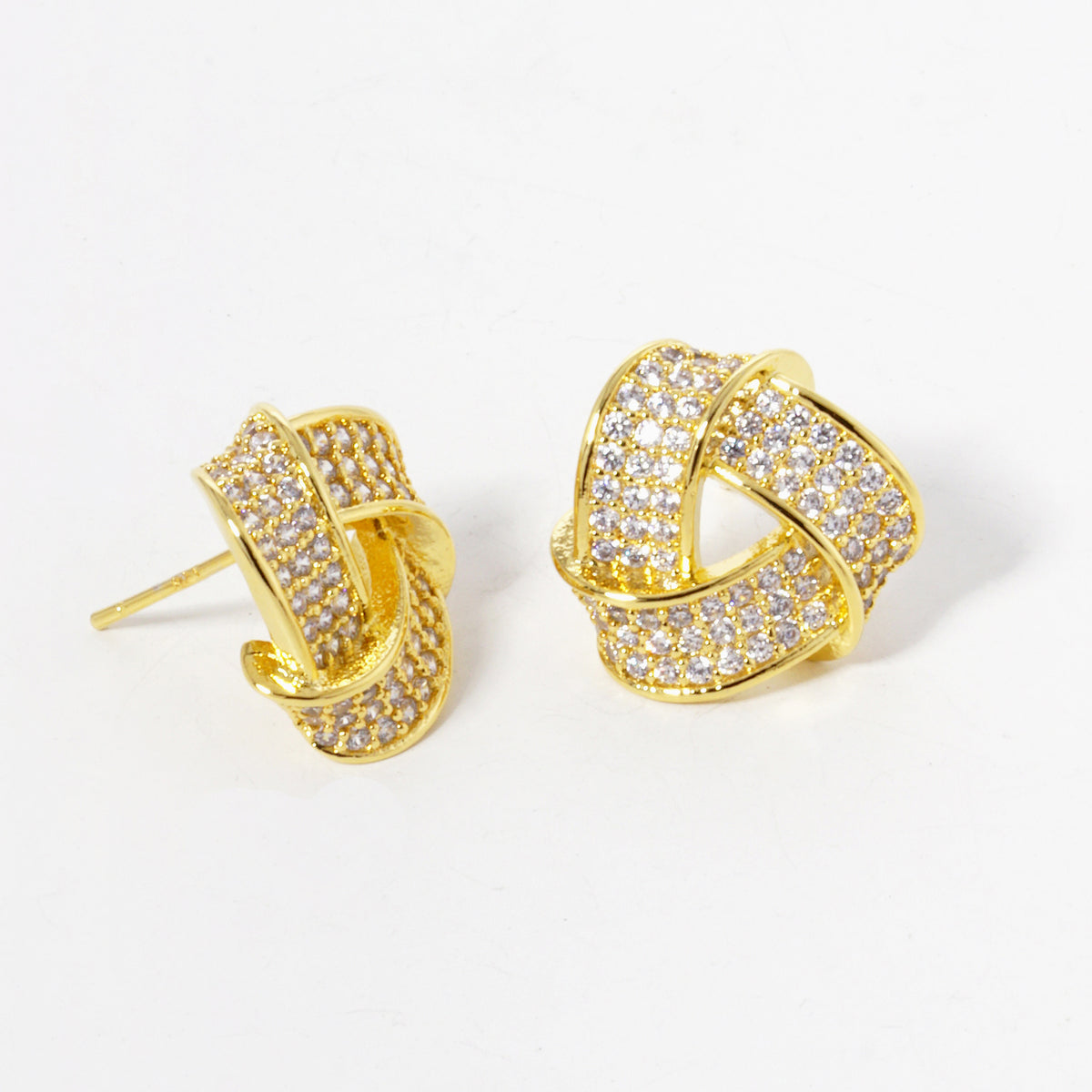 BE359 Sparkling Knot Stud Earrings BE359GCR.jpg