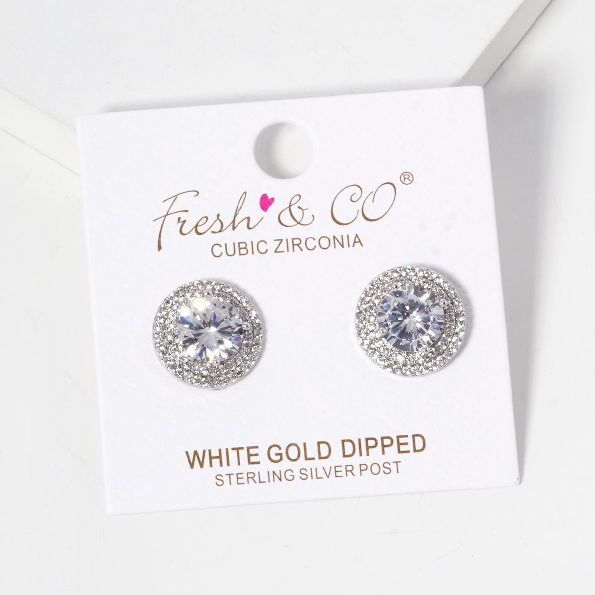 BE361 Double Halo Round Stud Earrings BE361-RCR.JPG