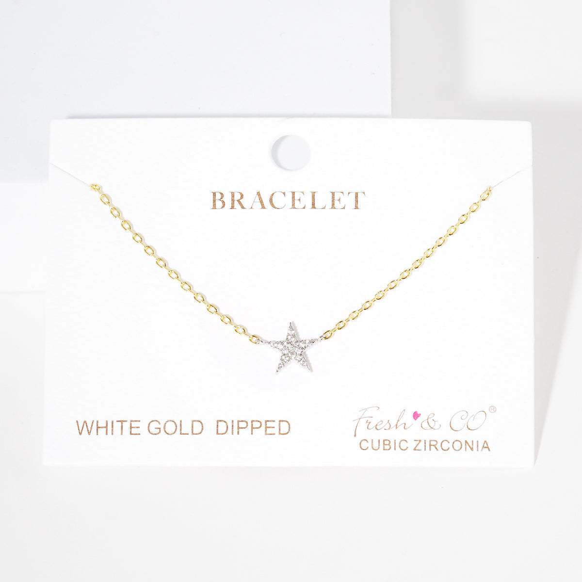 Pave Star Charm Bracelet — PB1982