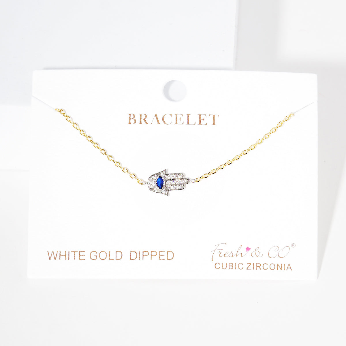 Hamsa Evil Eye Charm Bracelet — PB1985