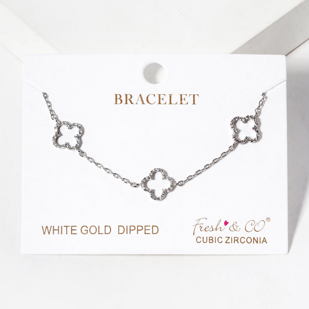 Open Clover Station Bracelet — PB2245