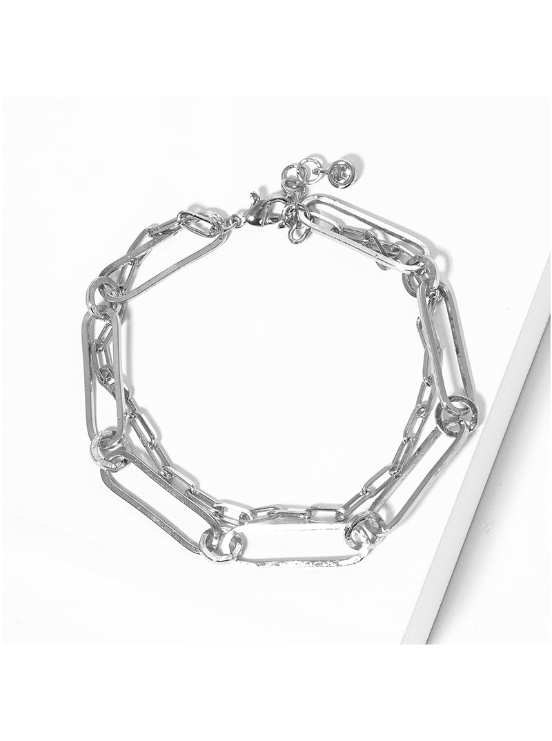 Open Paperclip Link Chain Bracelet — PB2502