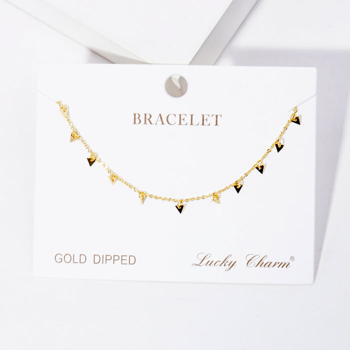 Triangle Drop Charm Bracelet — PB2828