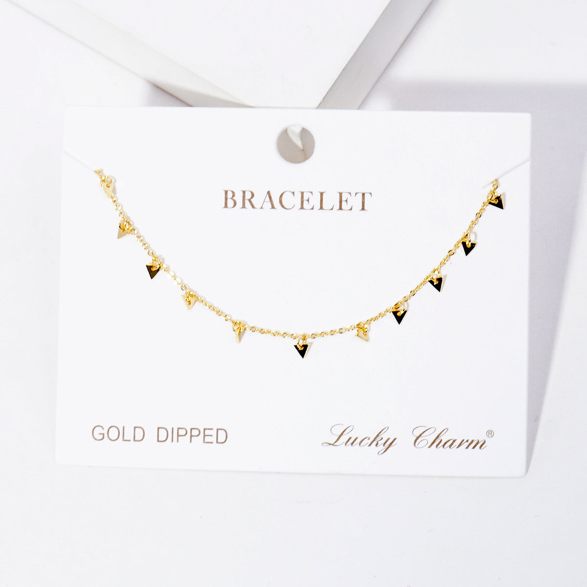 Triangle Drop Charm Bracelet — PB2828