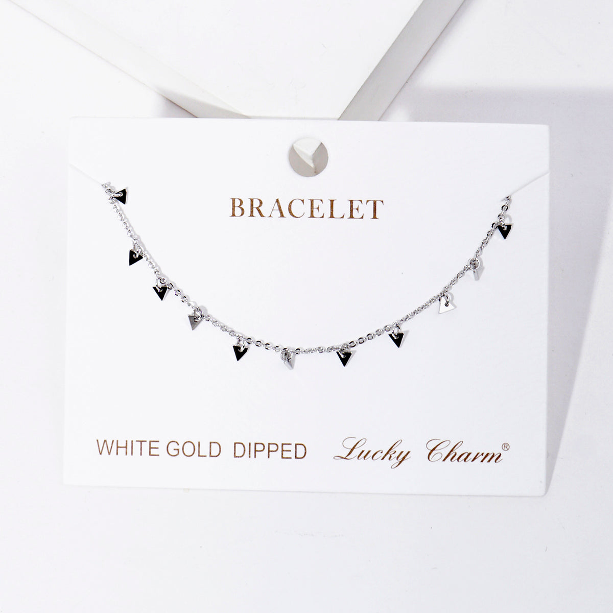 Triangle Drop Charm Bracelet — PB2828