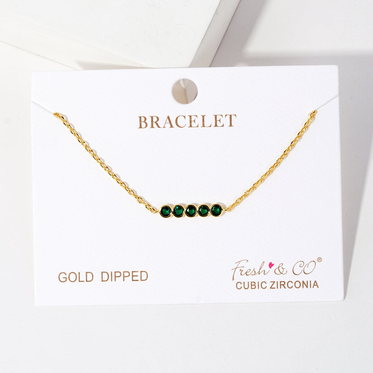 Colored Bead Bar Bracelet — PB2861