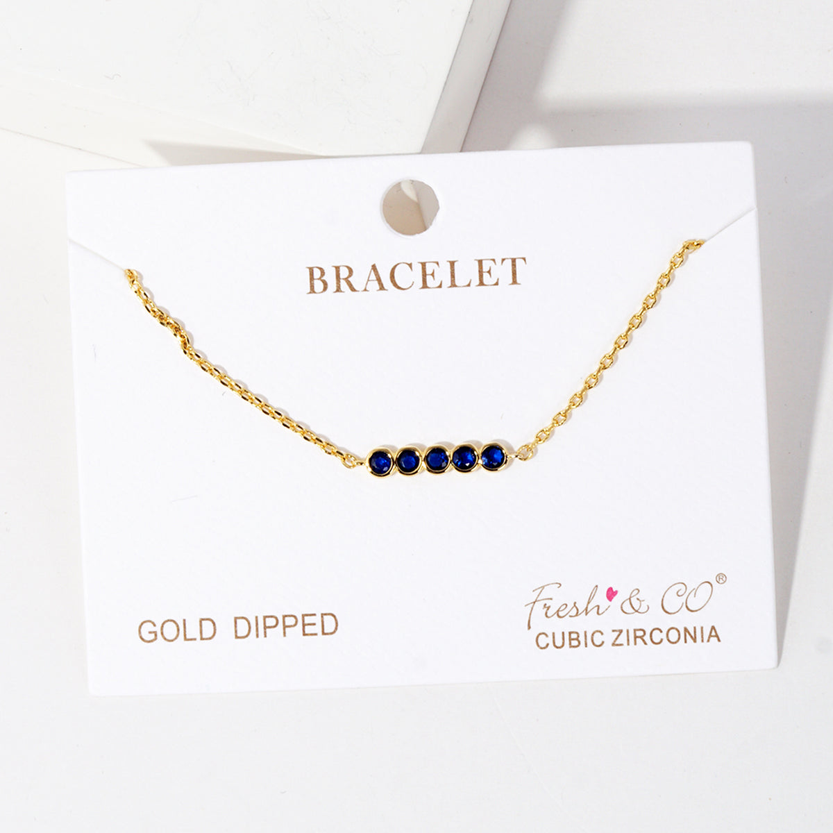 Colored Bead Bar Bracelet — PB2861