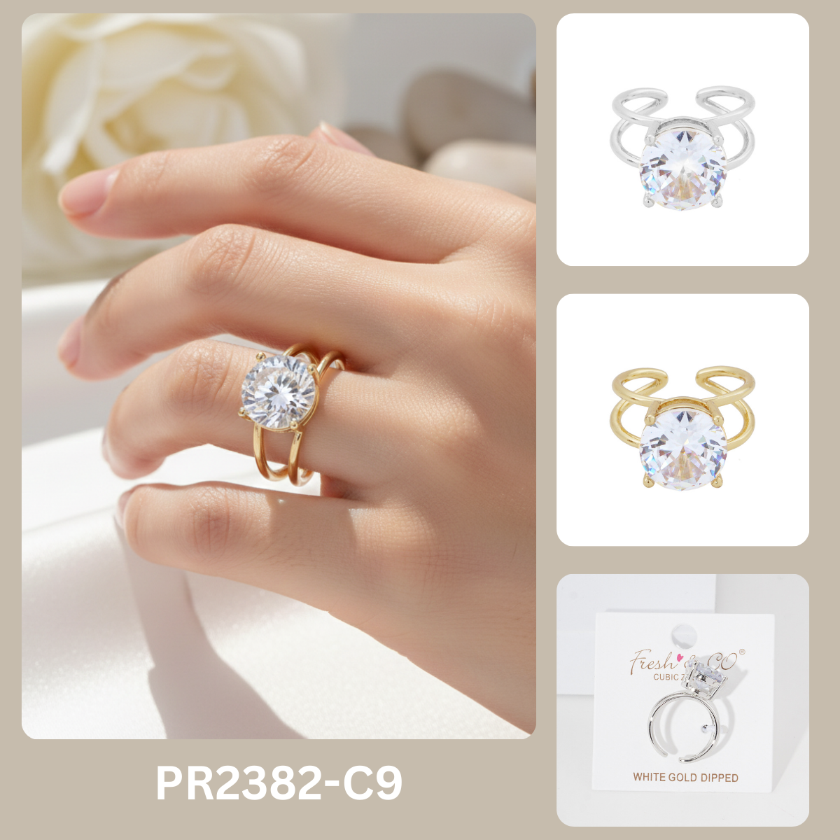PR2382 free size ring