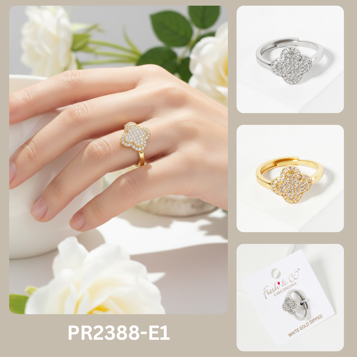 PR2388 free size ring