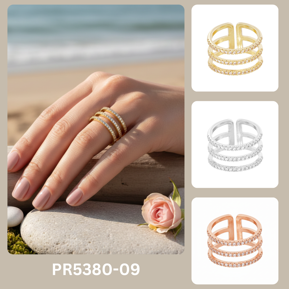 PR5380 free size ring
