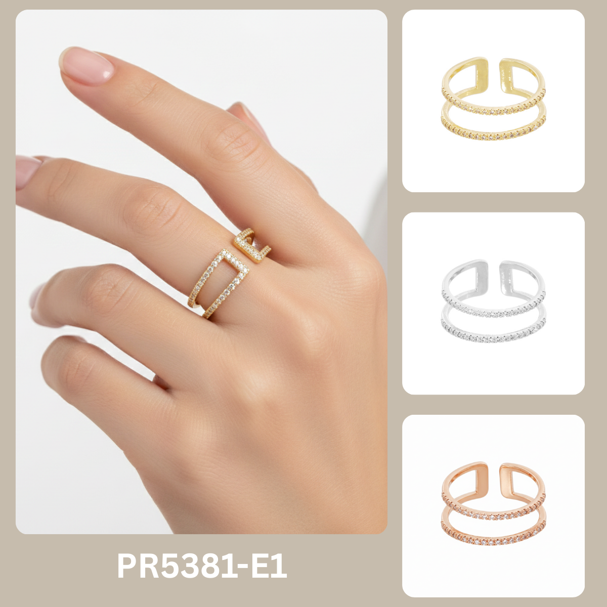 PR5381 free size ring