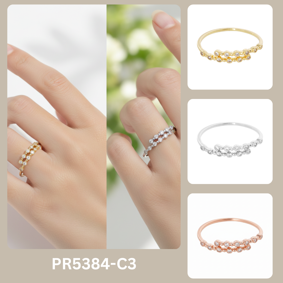 PR5384 free size ring