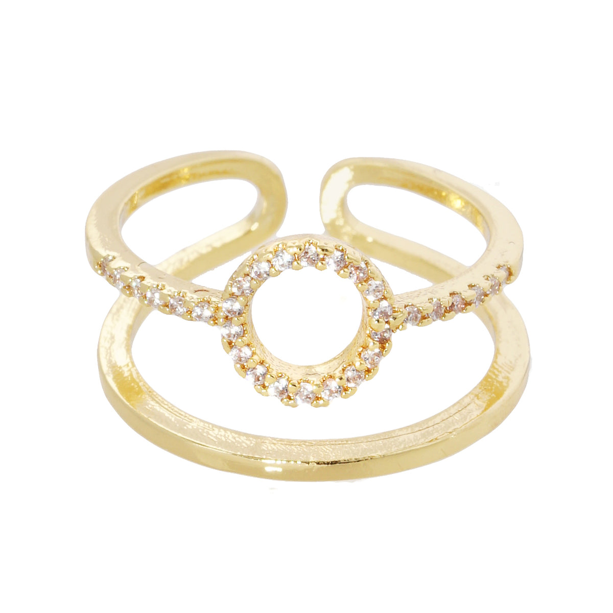PR5388 Free Size Ring PR5388-GCR6-1