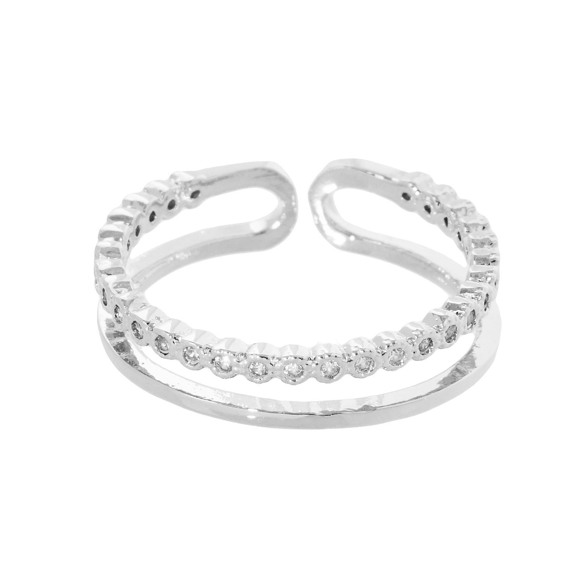 PR5393 Free Size Ring PR5393-RCR6-1