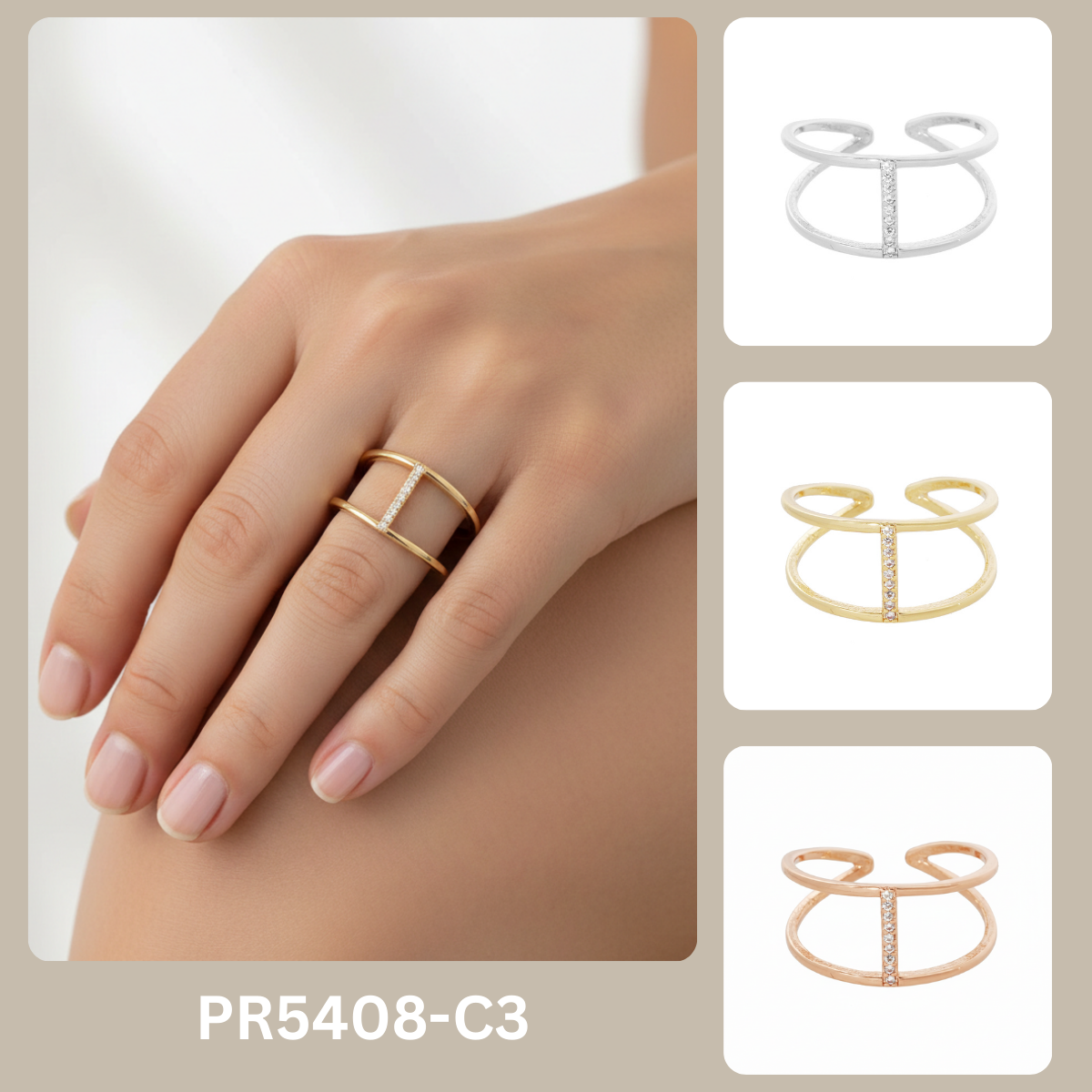 PR5408 free size ring