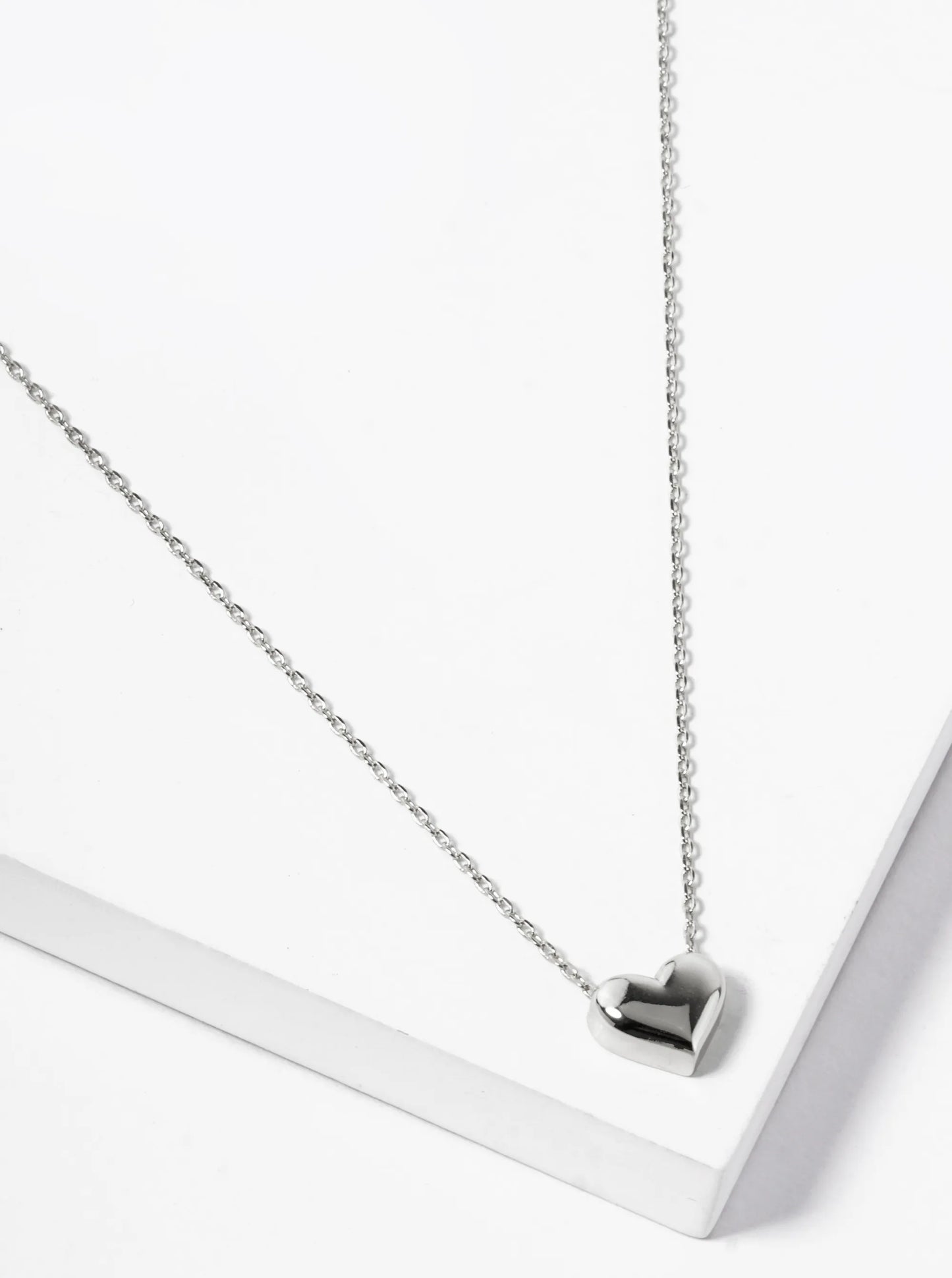 18k Gold Dipped Dainty Heart Pendant Necklace