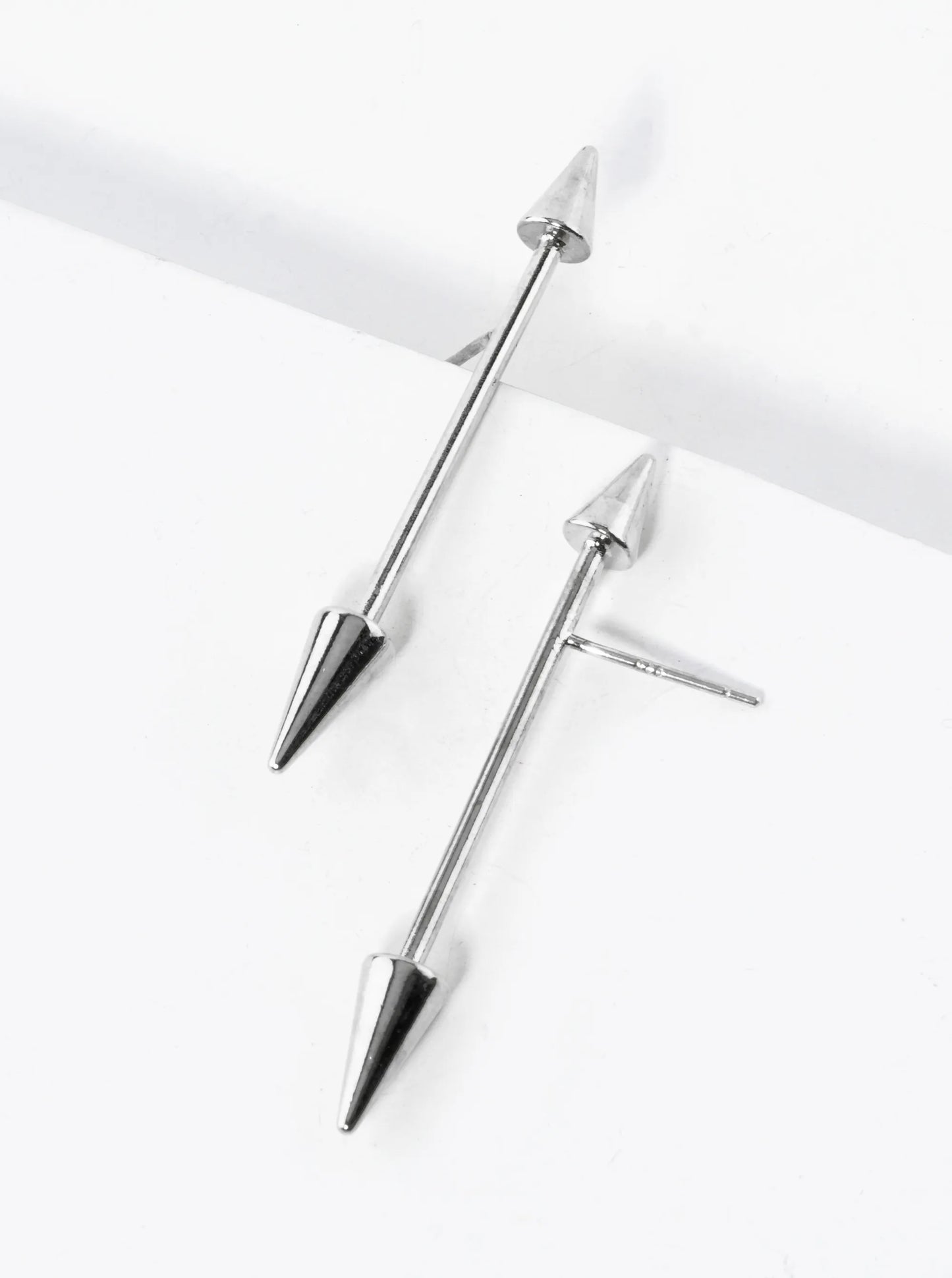 18K Gold Dipped Spike Arrow Stud Earrings