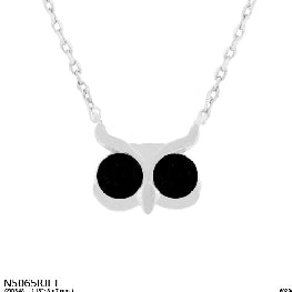 Minimalist Owl Pendant Necklace