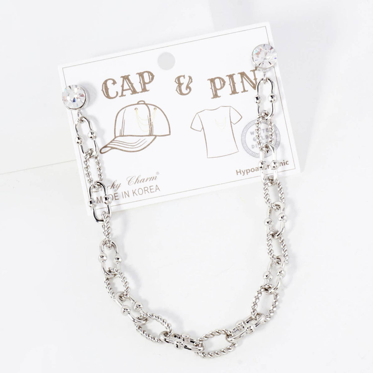 Versatile "Cap & Pin" Layered Chain Accessory