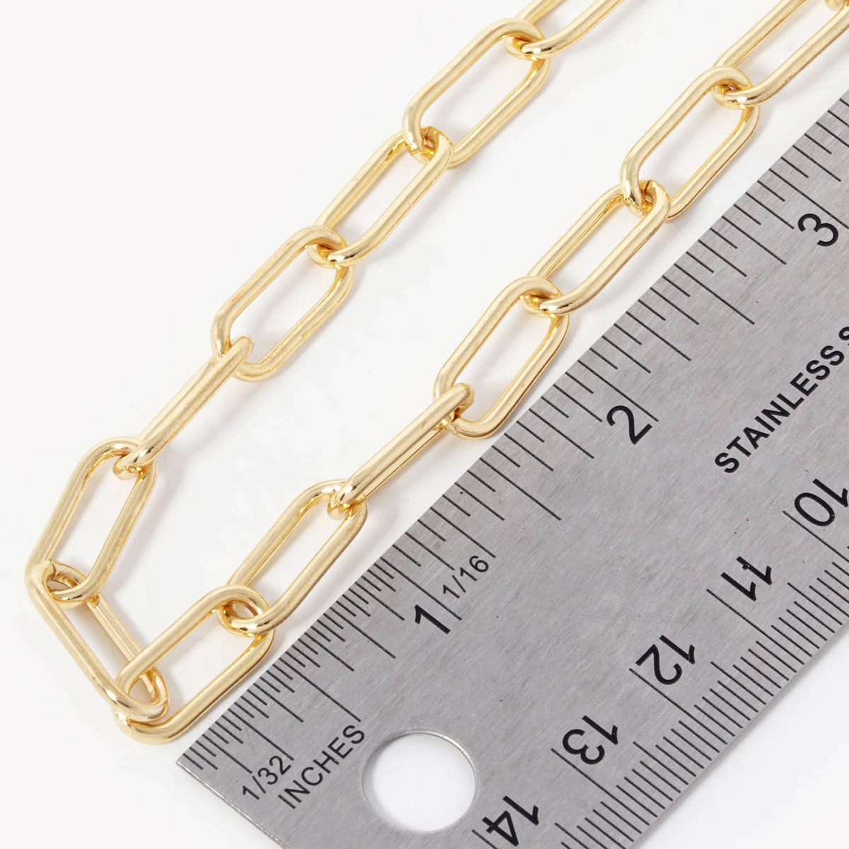 Handcrafted Paperclip Link Chain Necklace
