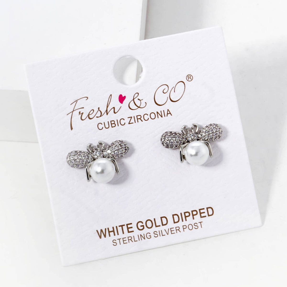 Gold Dipped Honey Bee Stud Earrings