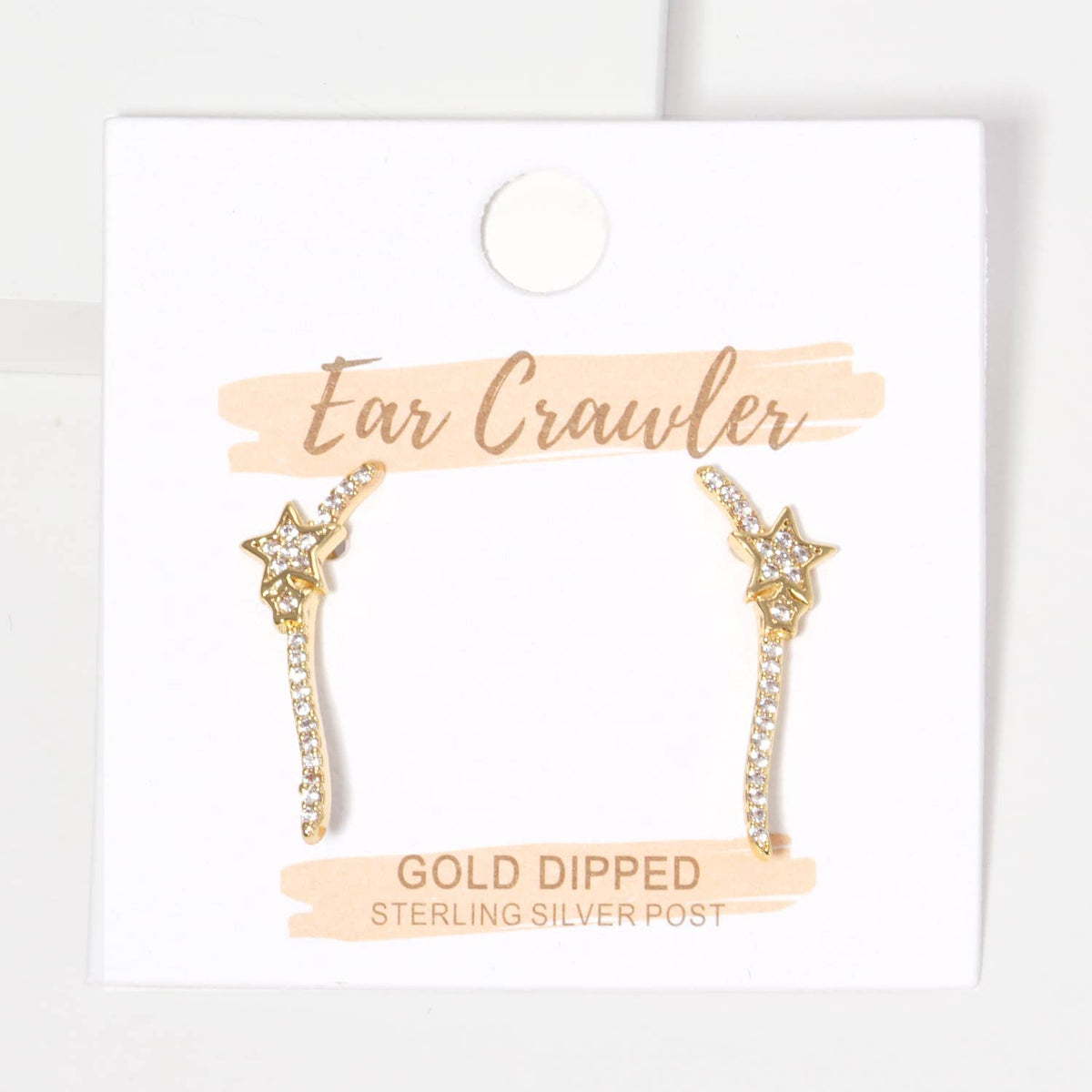 Shooting Star Pave Ear Crawlers