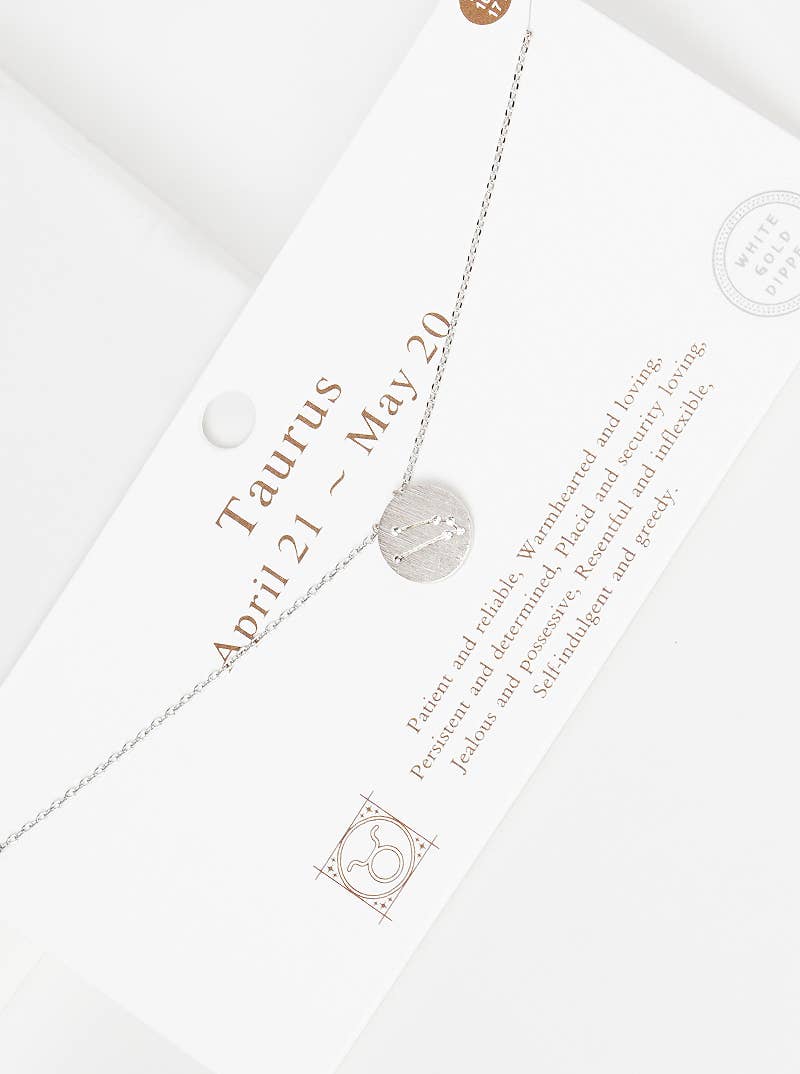 Gold Zodiac Coin Necklace
