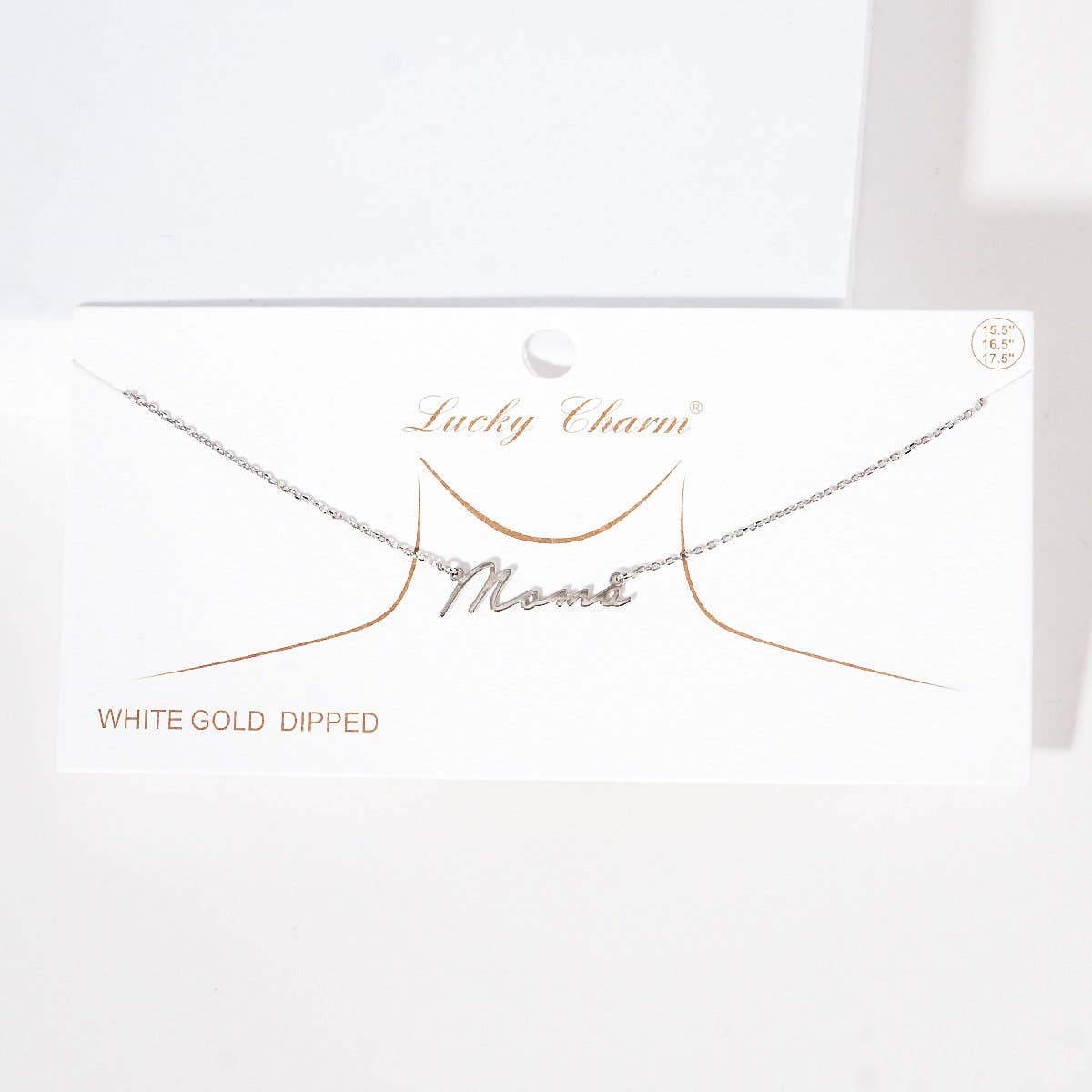 Gold Plated Mama Letter Necklace