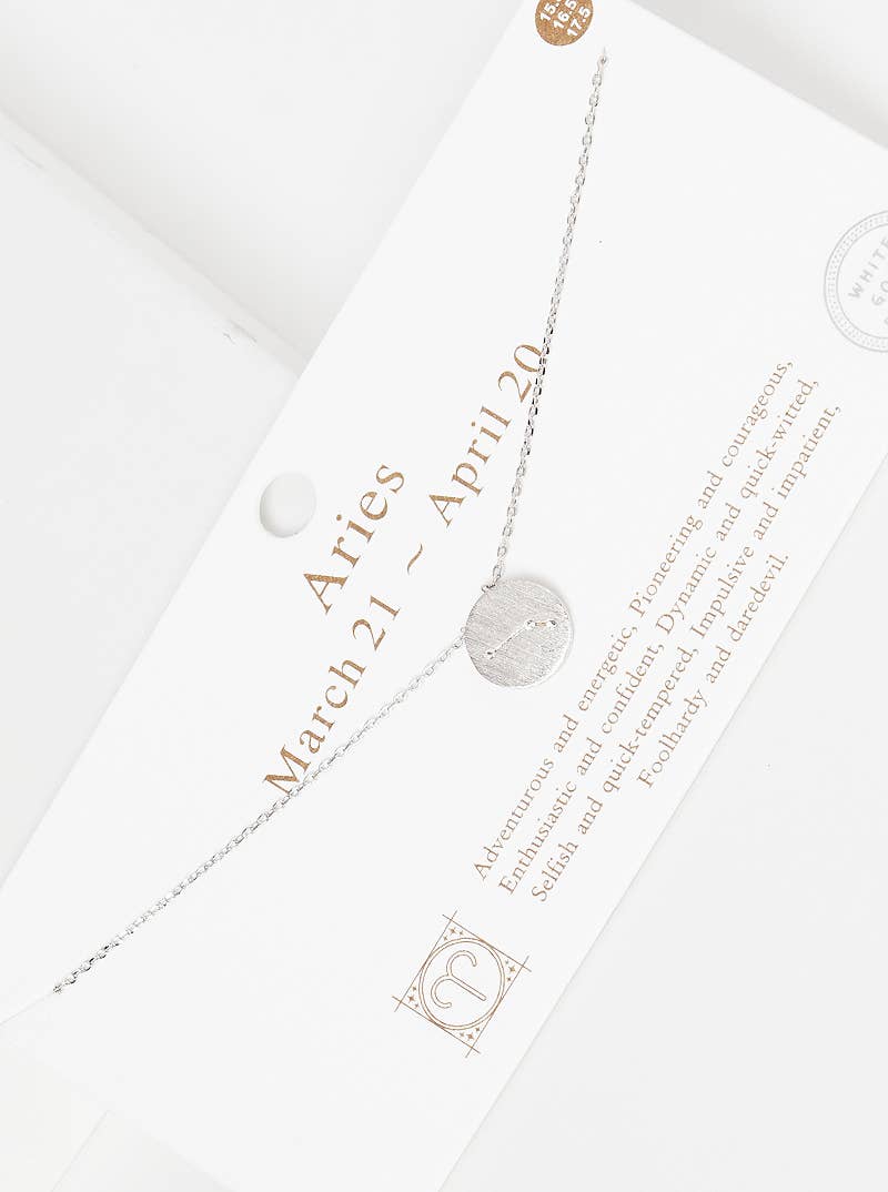 Gold Zodiac Coin Necklace