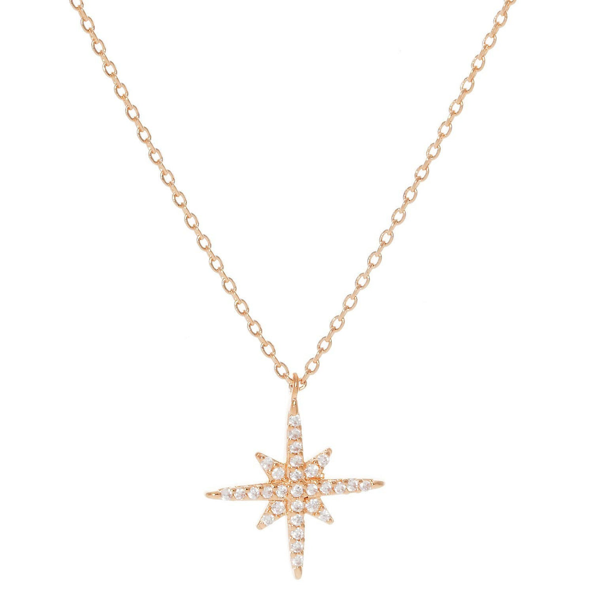Gold Plated North Star Necklace