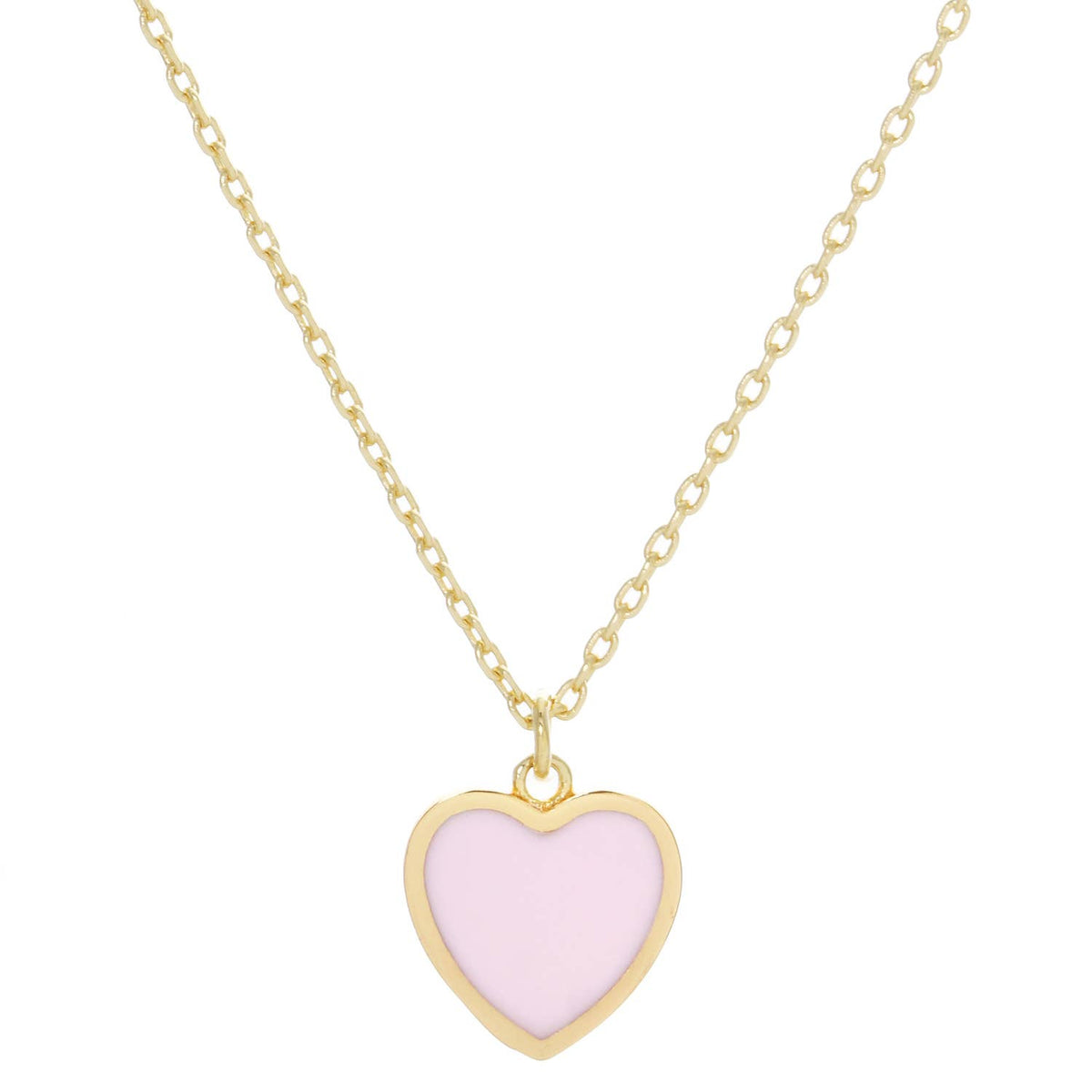 Gold Plated Multicolor Heart Necklace