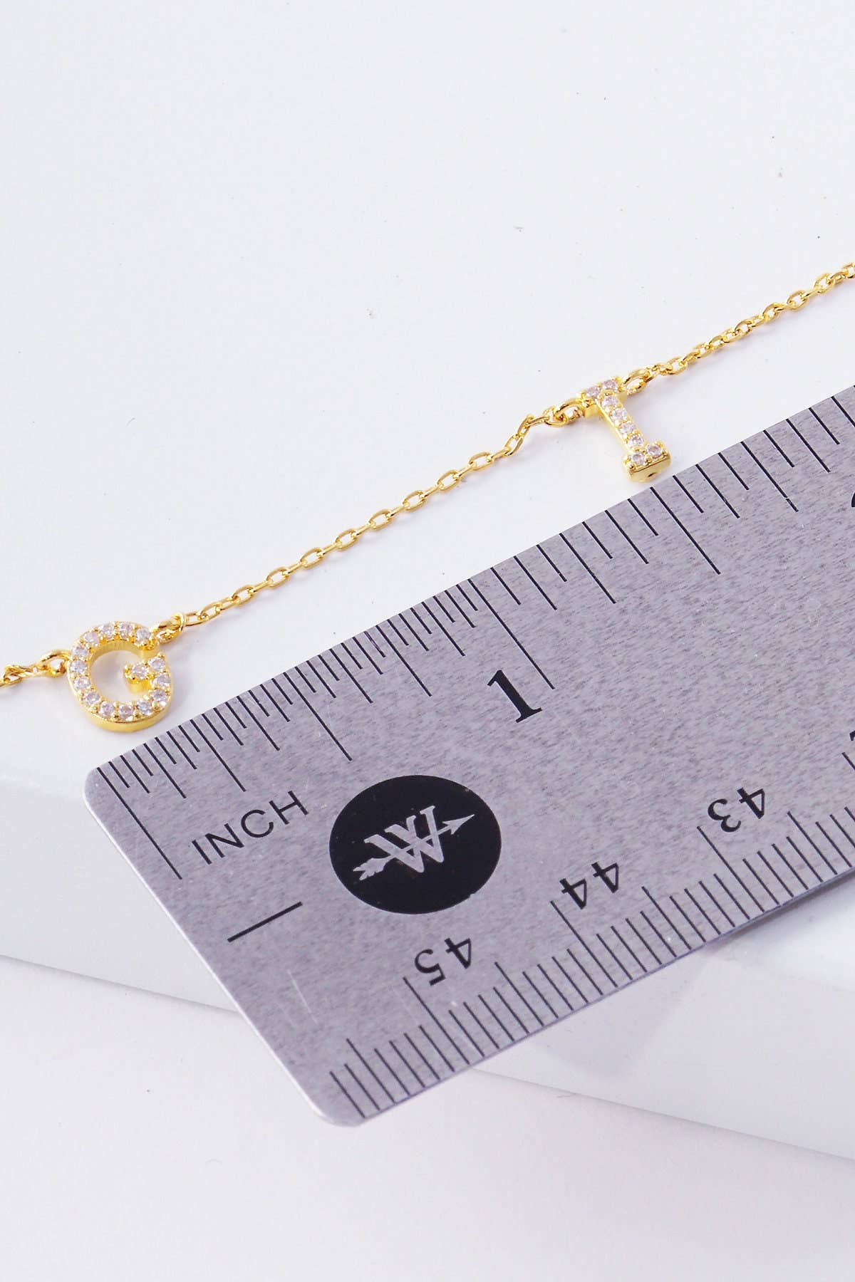 Gold Cubic Spaced Gigi Necklace