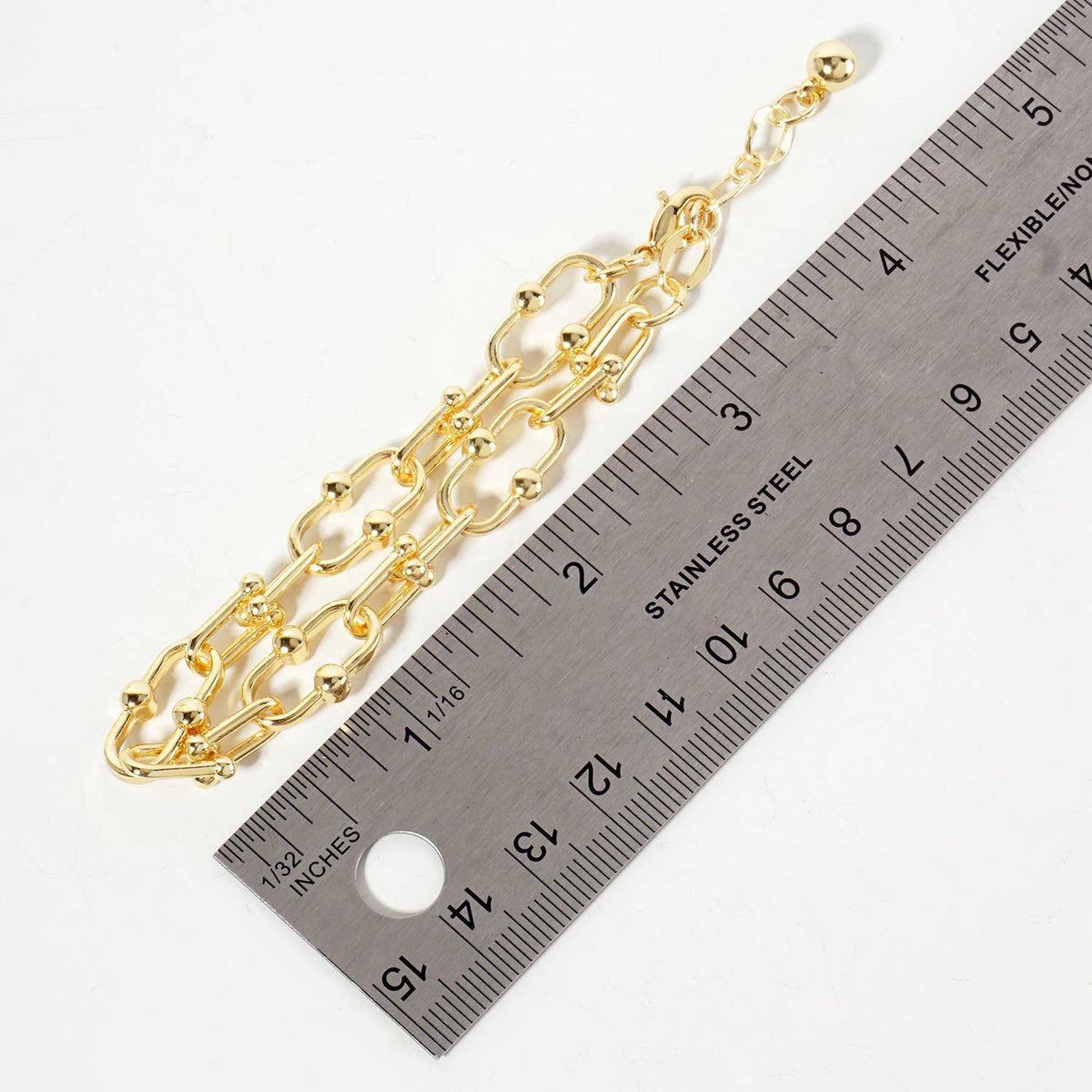 U-Link Ball Chain Bracelet