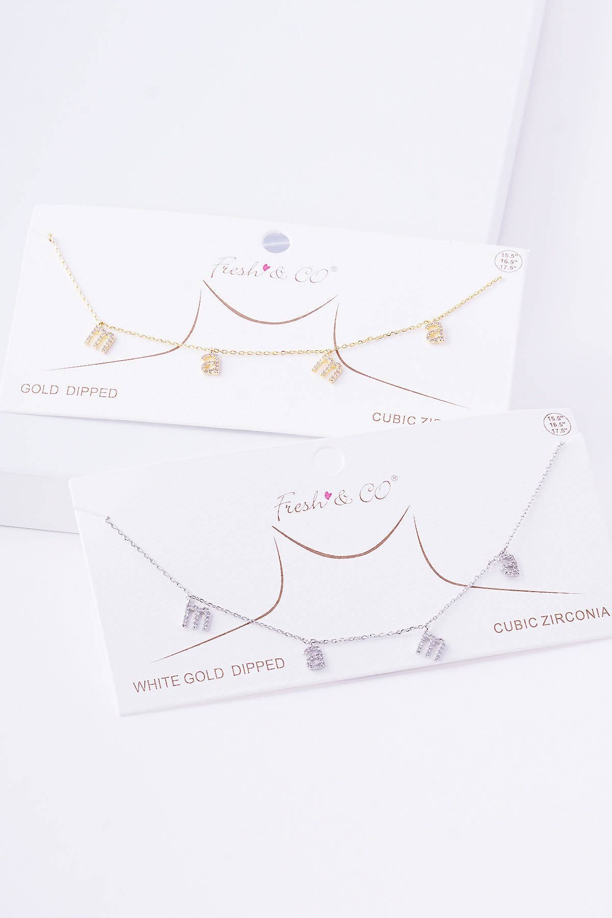 Mini Spaced Cubic Mama Necklace
