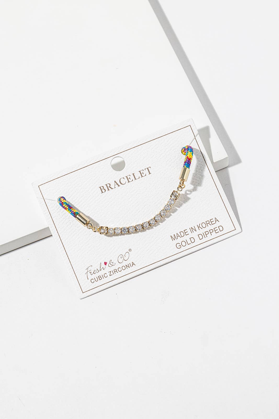 Tennis & Cord Hybrid Bracelet