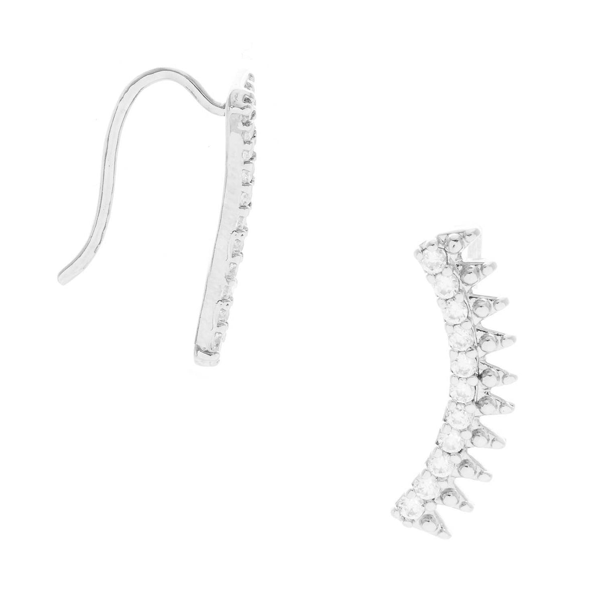 Cubic Zirconia Ear Crawlers