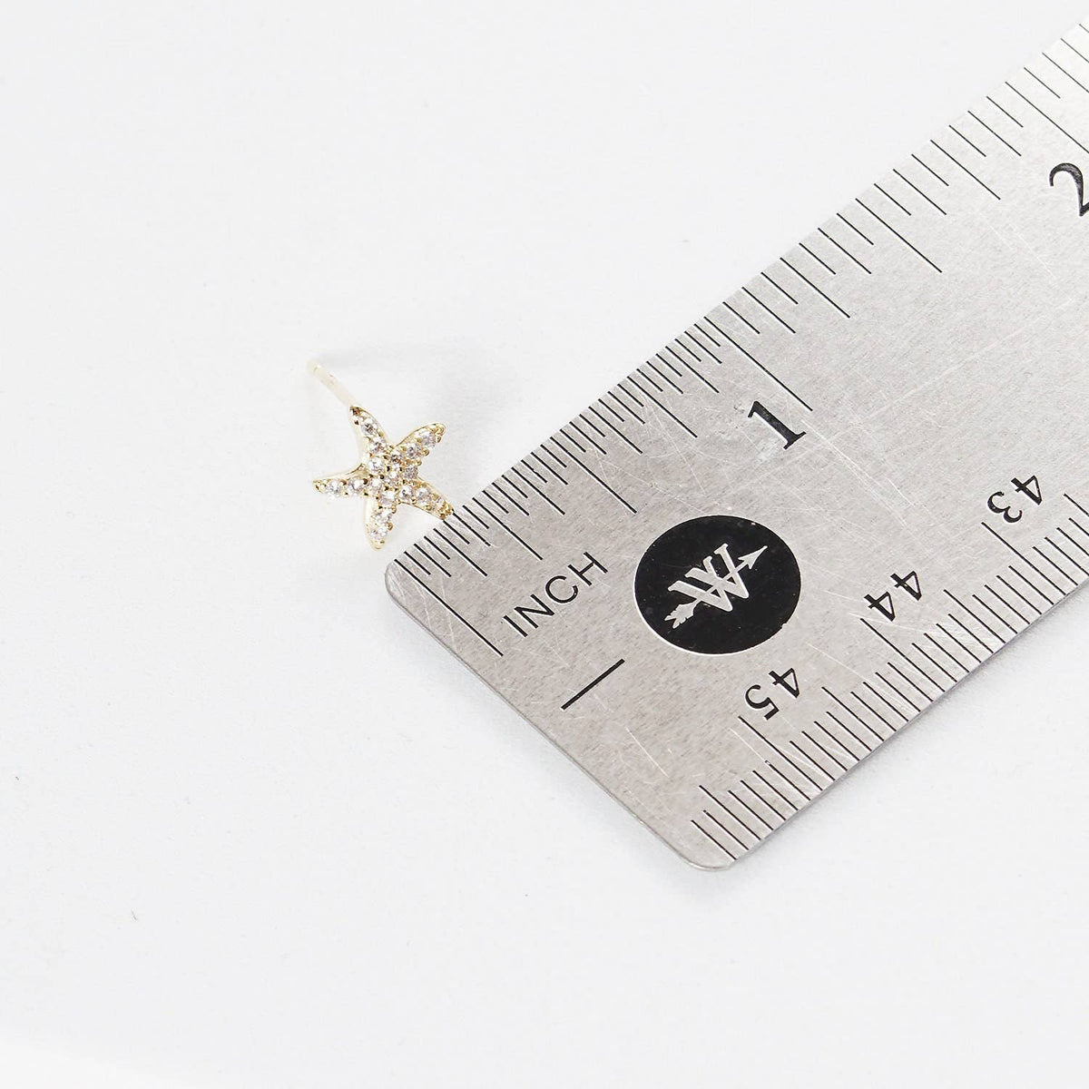Gold Plated Starfish Earrings