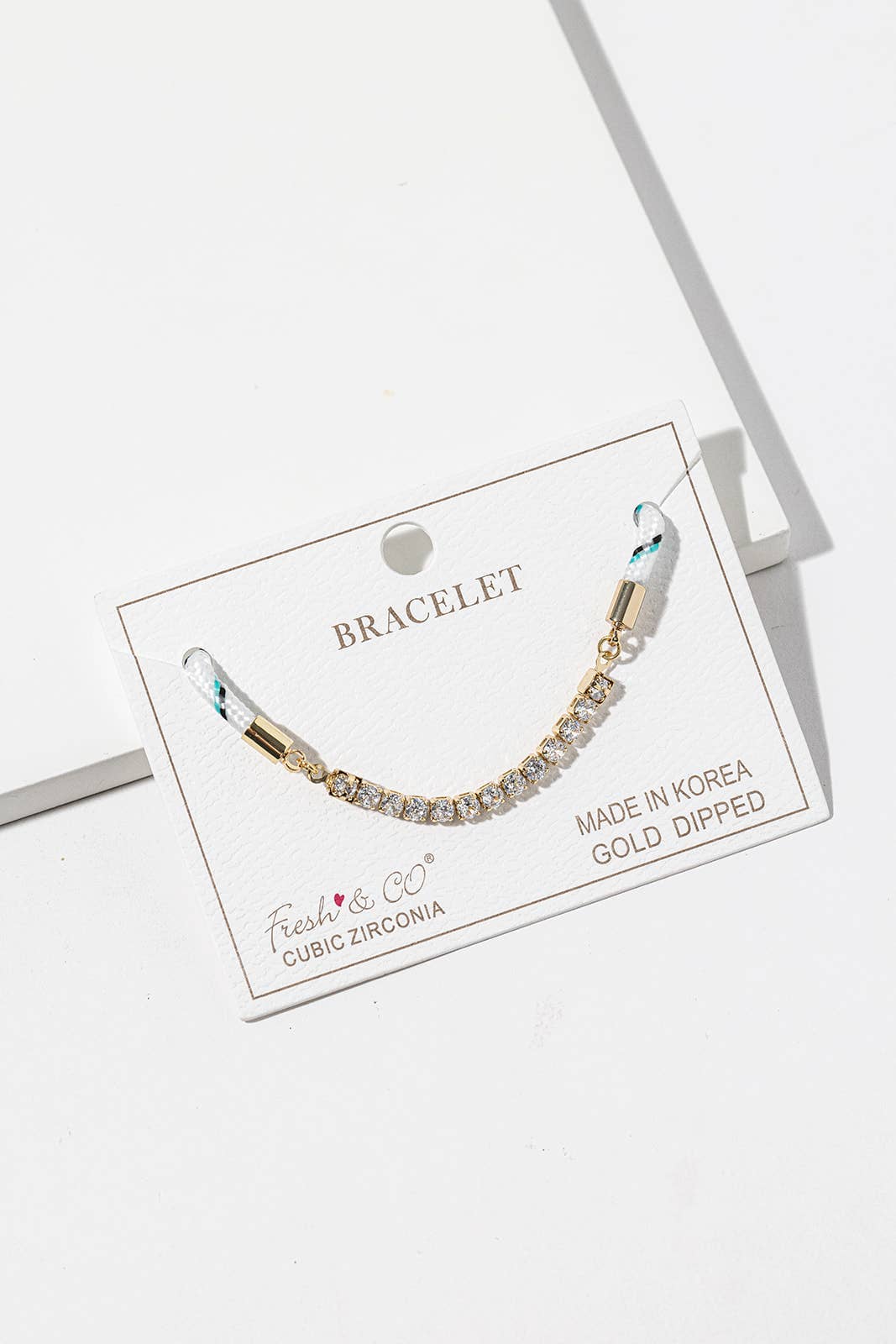 Tennis & Cord Hybrid Bracelet