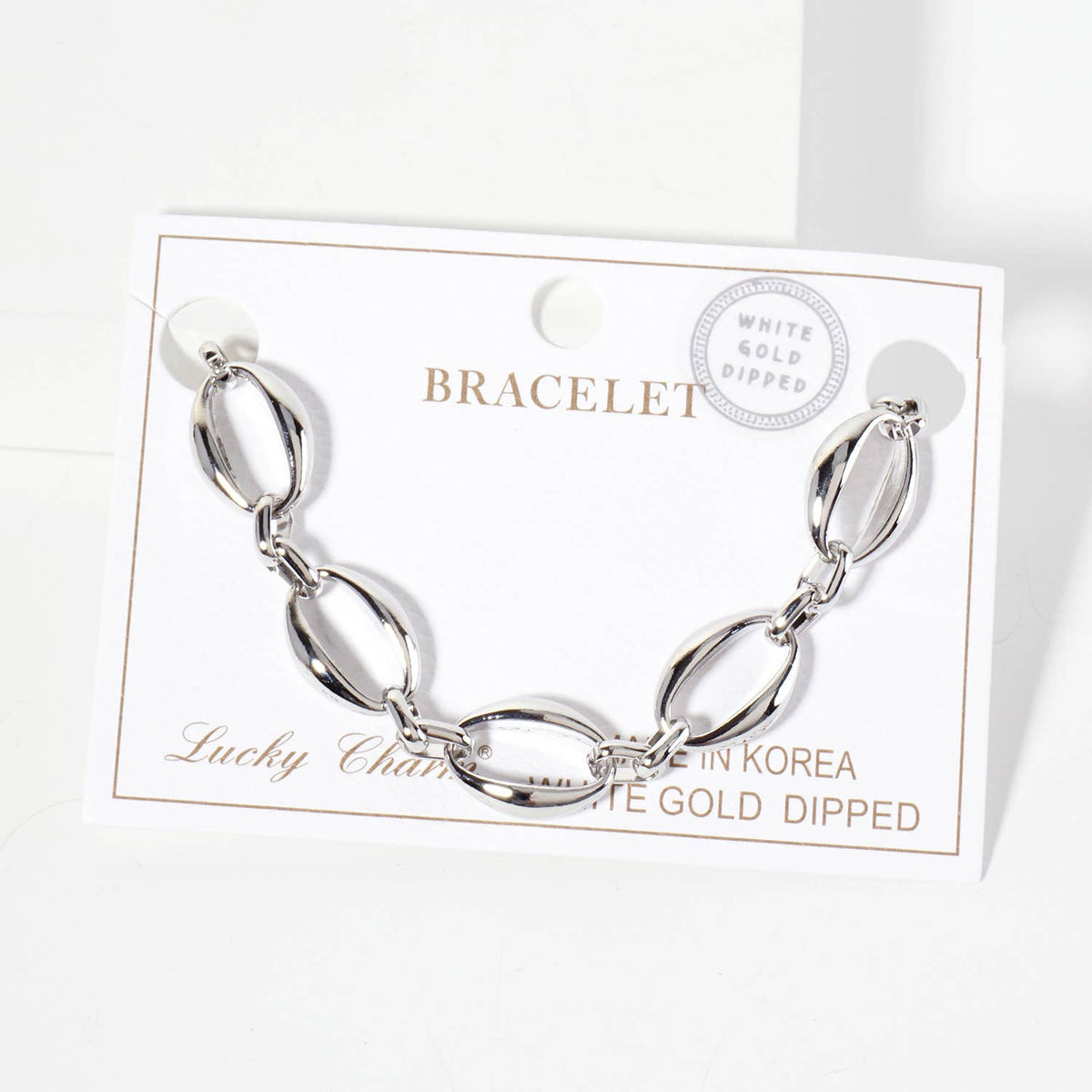Minimalist Oval Link Chain Bracelet