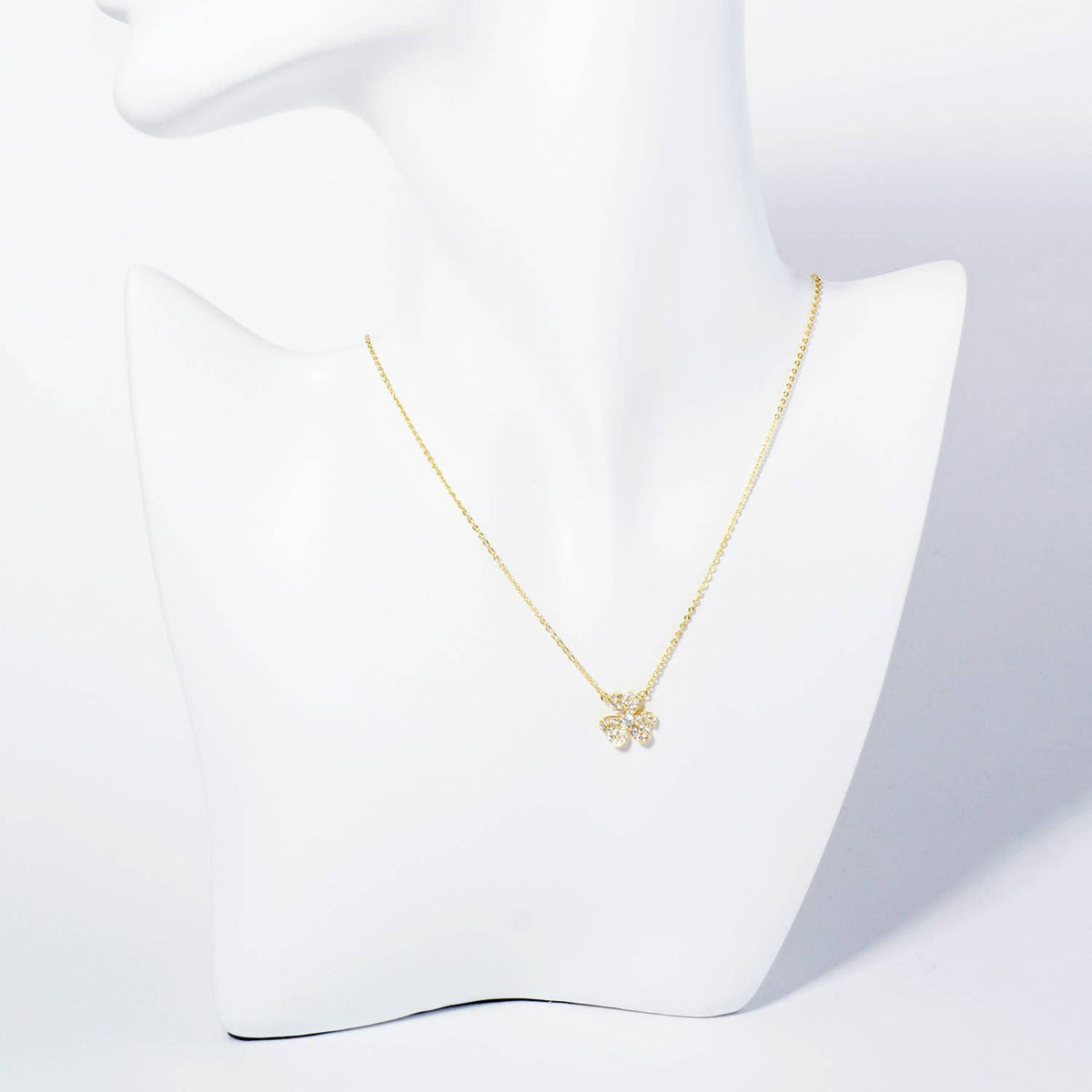 3 Leaf Clover Pendant Necklace
