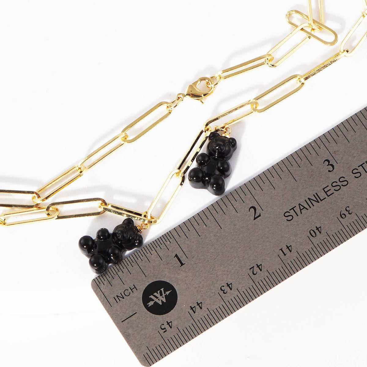 Multicolor Beaded Gummy Bear Necklace