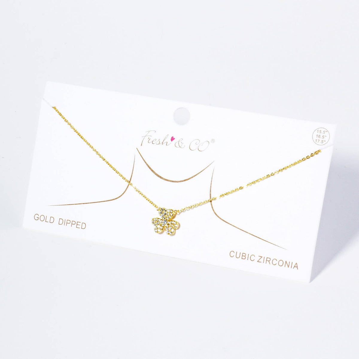 3 Leaf Clover Pendant Necklace
