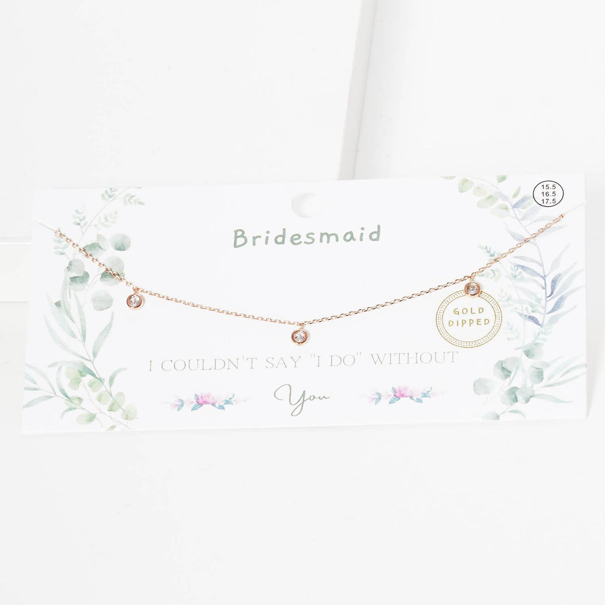 Bridesmaid Proposal Station Necklace