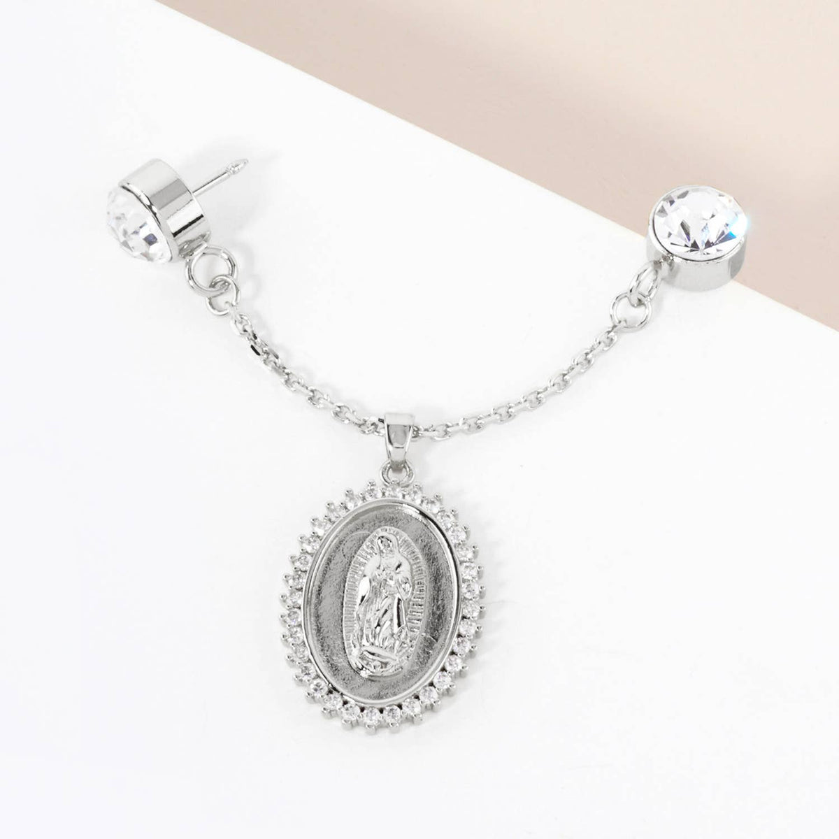 Virgin Mary Cap & Pin Chain