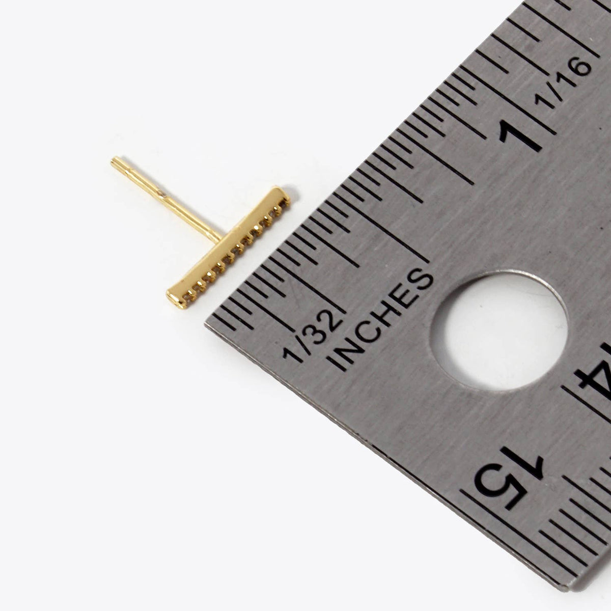 Minimalist Gold Bar Earrings