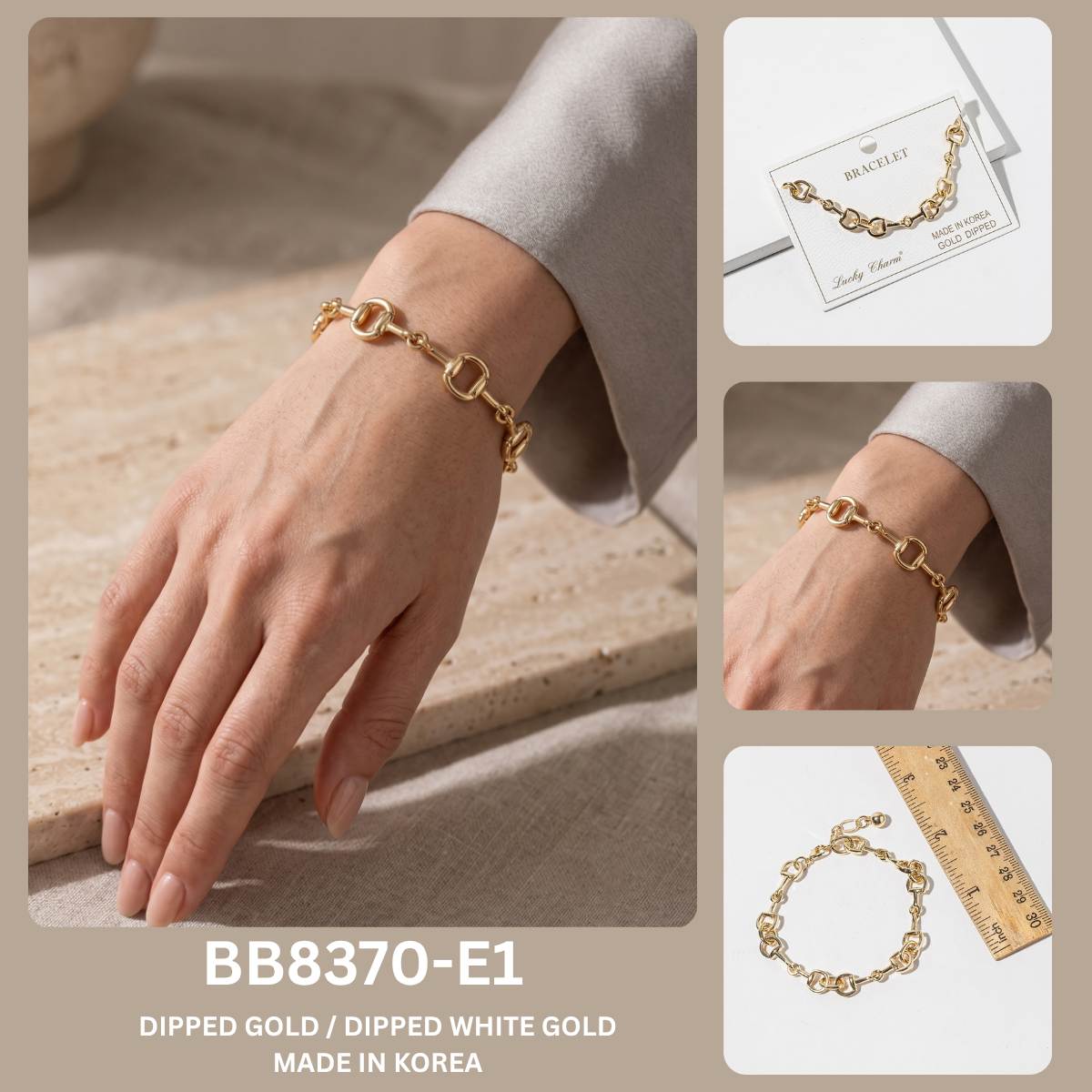 Classic Horsebit Link Bracelet