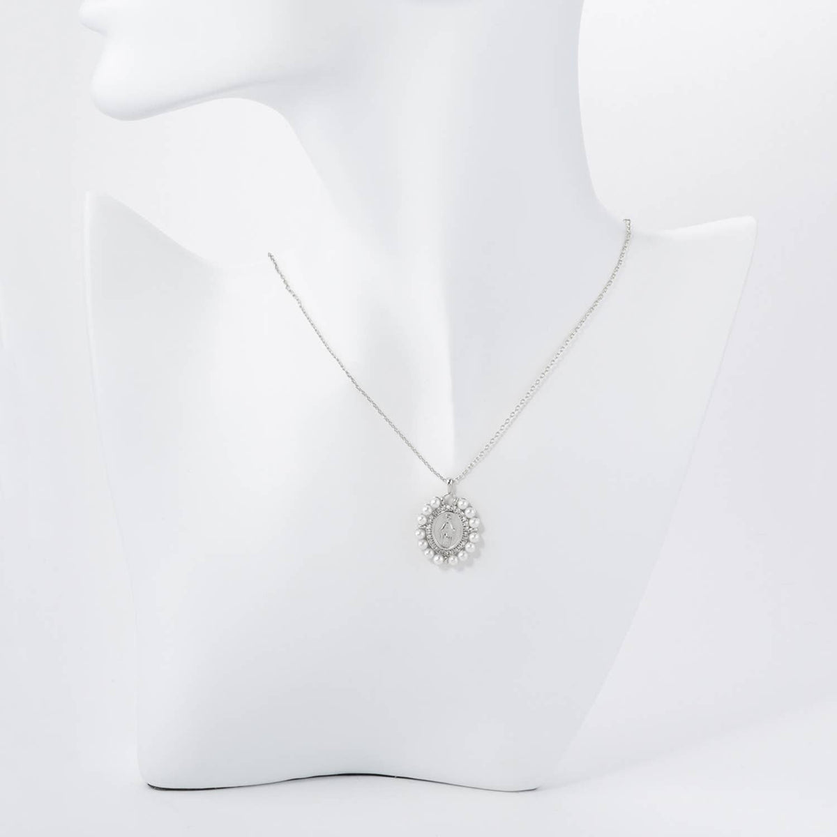 Gold Dipped Virgin Mary Miraculous Medal Necklace
